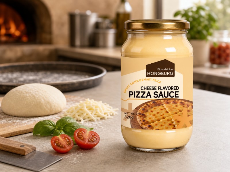Kalın Krem Peynir Aromalı Pizza Sosu