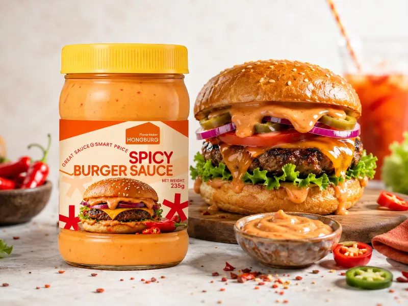 Kalın Aromalı Baharatlı Burger Sosu