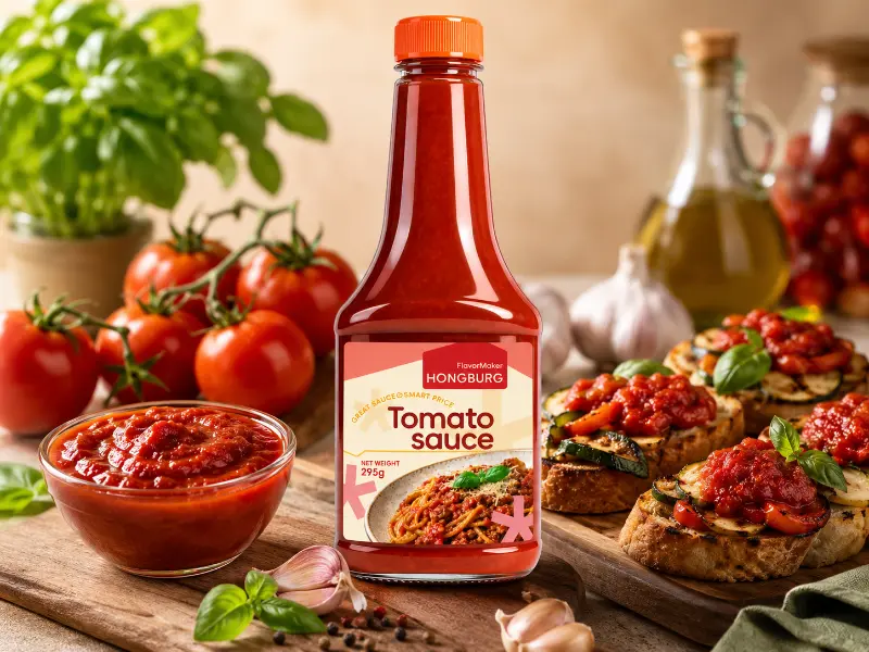 Doğal Aromalı Kalın Domates Sosu